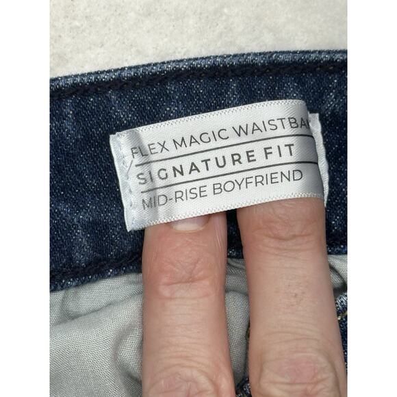 LANE BRYANT Womens 16 Signature Fit Flex Magic Waistband Mid Rise Boyfriend - Picture 6 of 8